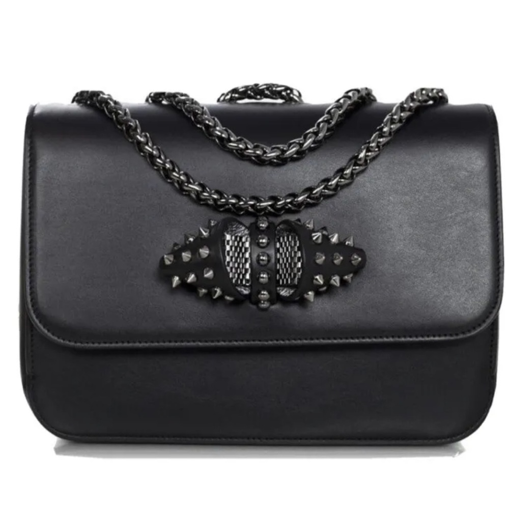 Authentic Christian Louboutin rare chain Shoulder crossbody Bag Sweet Charity